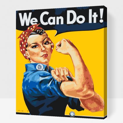 Malen nach Zahlen - We Can Do It!