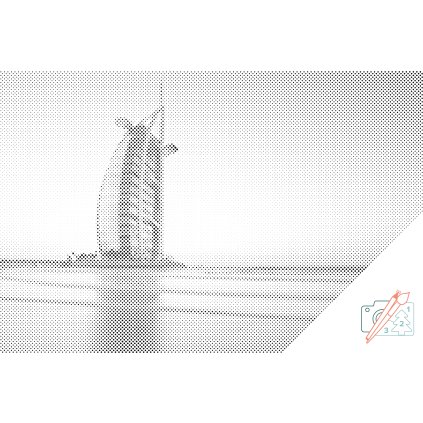 Punktmalerei - Burj al Arab, Dubai