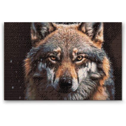Diamond Painting - Wolfsgesicht