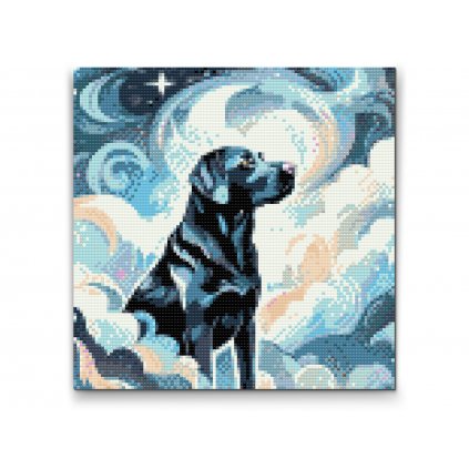 Diamond Painting - Blauer Labrador