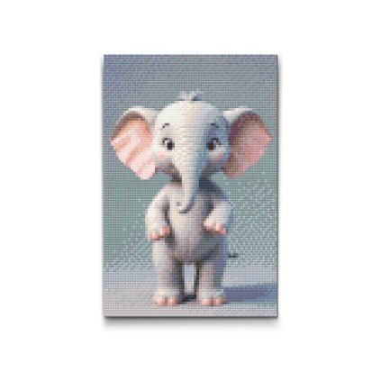 M2_Diamond_painting_-_Elefant_für_Kinder