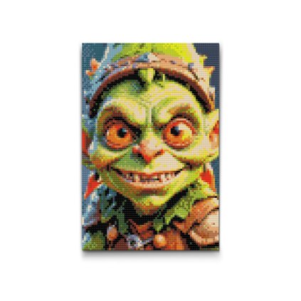 M2_Diamond_painting_-_Grüner_Kobold
