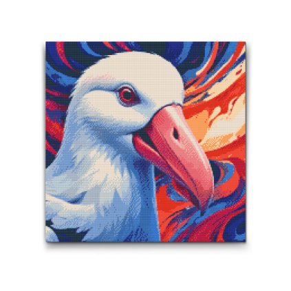 M2_Diamond_painting_-_Albatros_in_Rot-_und_Blautönen