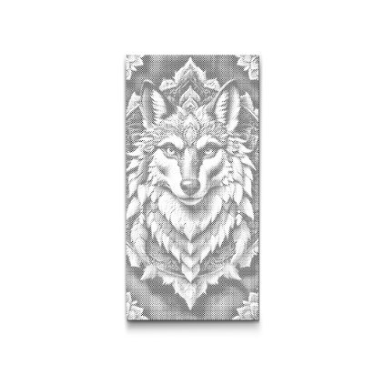 M2_Punktmalerei_-_Wolf-Mandala