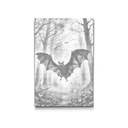 M2_Punktmalerei_-_Fledermaus_im_Wald