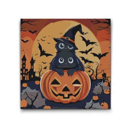 M2_Malen_nach_Zahlen_-_Halloween-Kätzchen