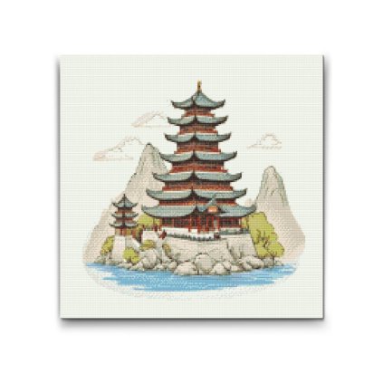 M2_Diamond_painting_-_Chinesischer_Tempel