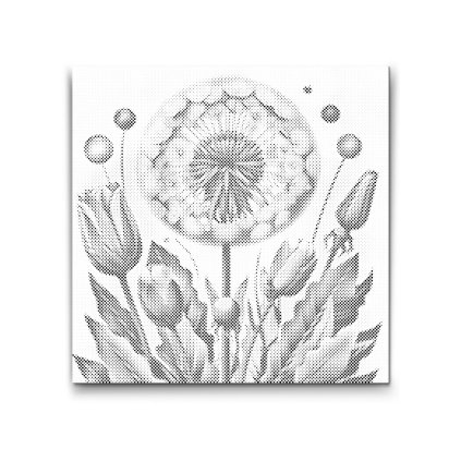 M2_Punktmalerei_-_Gemalte_Blumen