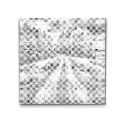 M2_Punktmalerei_-_Feldweg_im_Herbst