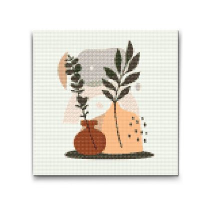 M2_Diamond_painting_-_Illustration_-_Blumen_in_einer_Vase