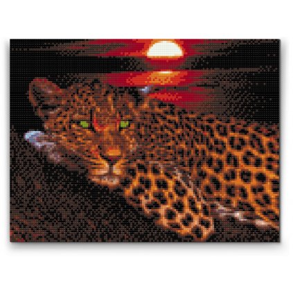 Diamond painting - Leopard
