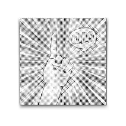 Punktmalerei_Pop_art_-_OMG_M2