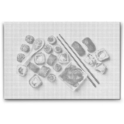 Punktmalerei_Kostliche_Sushi-Rollen_M2