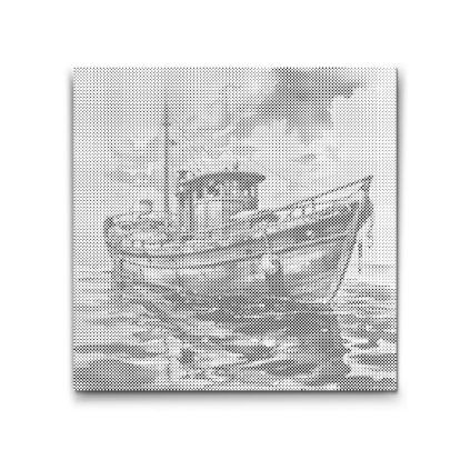 Punktmalerei_Fischerboot_M2