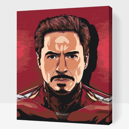 Malen nach Zahlen - Tony Stark, Iron Man