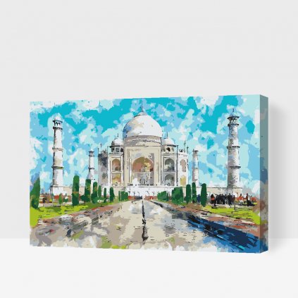 Malen nach Zahlen - Taj Mahal 2