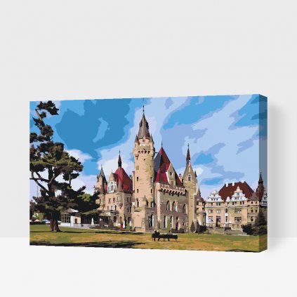 Malen nach Zahlen - Schloss Moszna