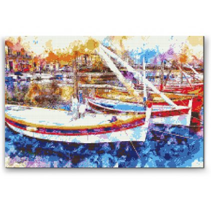 Diamond Painting - Farbige Hafen