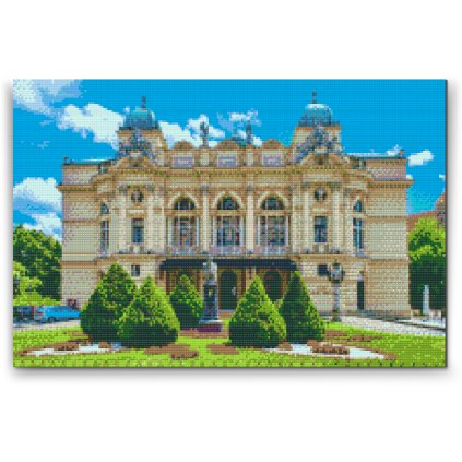 Diamond Painting - Juliusz-Słowacki-Theater in Krakau