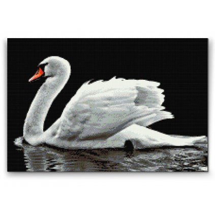 Diamond Painting - Weißer Schwan