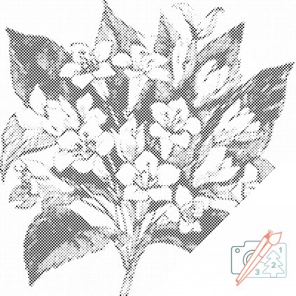 Punktmalerei - Blumenstrauß