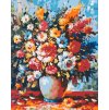Malen nach Zahlen - Sommerstrauß in einer Vase