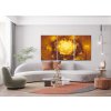 Diamond Painting - Goldene Blume (3er-Set)