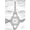 Punktmalerei - Der Eiffelturm