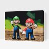 Malen nach Zahlen - Mario Luigi