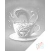 Punktmalerei - Kaffee-Tsunami