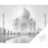 Punktmalerei - Märchenhafter Taj Mahal