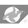 Punktmalerei - Orca in der Tiefsee