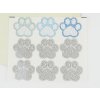 Diamond stickers - DIY Paws (9pcs, no diamonds)