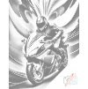 Punktmalerei - Leidenschaft für Motorräder