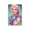 Diamond Painting - Marilyn Monroe mit einem Schmetterling