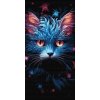 Diamond Painting - Blaue Katze