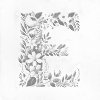 M11_Punktmalerei_-_Buchstabe_E_-_Blumenmuster