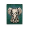 Diamond painting - Elefant mit Brille