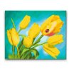 Diamond Painting - Tulpen und Marienkäfer