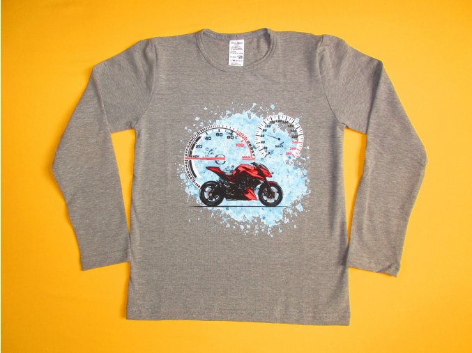 Chlapecké tričko dlouhý rukáv Moto 2