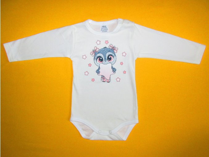 Body dlouhý rukáv Sovička - vel. 86