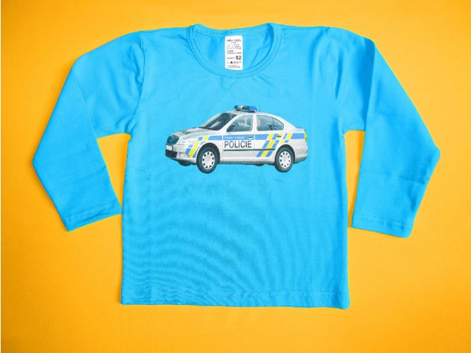 Chlapecké tričko dlouhý rukáv Policie 1