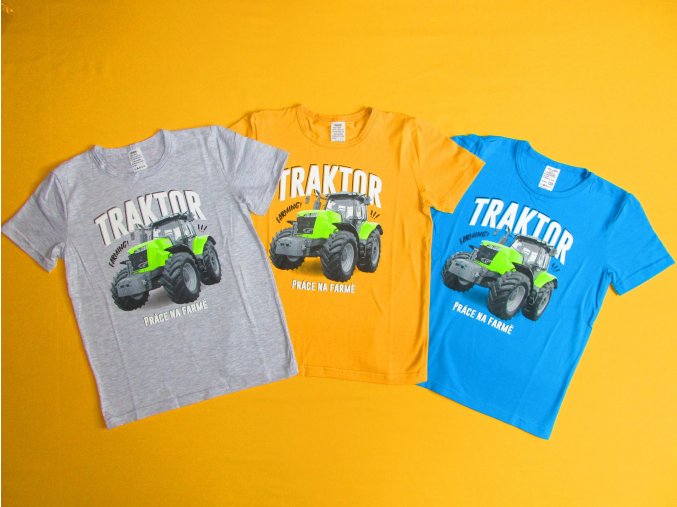 Chlapecké tričko s krátkým rukávem Traktor 2