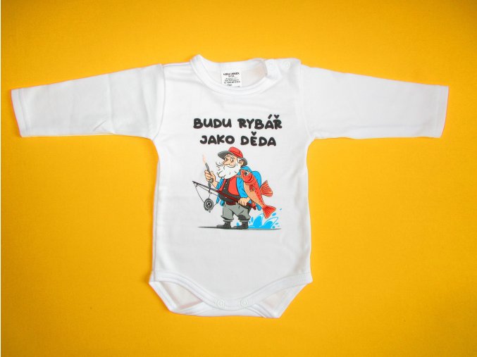 Body dlouhý rukáv Budu rybář jako děda