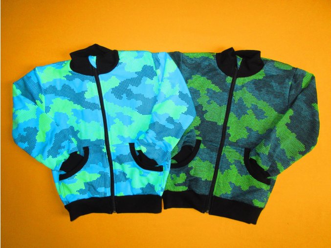 Chlapecká bavlněná mikina celopotisk 1 - vel. 116