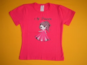 Dívčí tričko My Princess, krátký rukáv - vel. 98