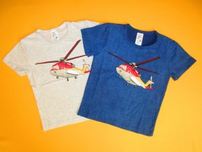 Chlapecké tričko krátký rukáv Vrtulník 1