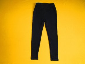 Zateplené jednobarevné legíny 2 - vel. 128