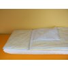 Trojdílná sada povlečení na postel velikost 60x120 - punítky a proužky