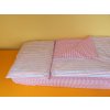 Trojdílná sada povlečení na postel velikost 60x120cm - proužek